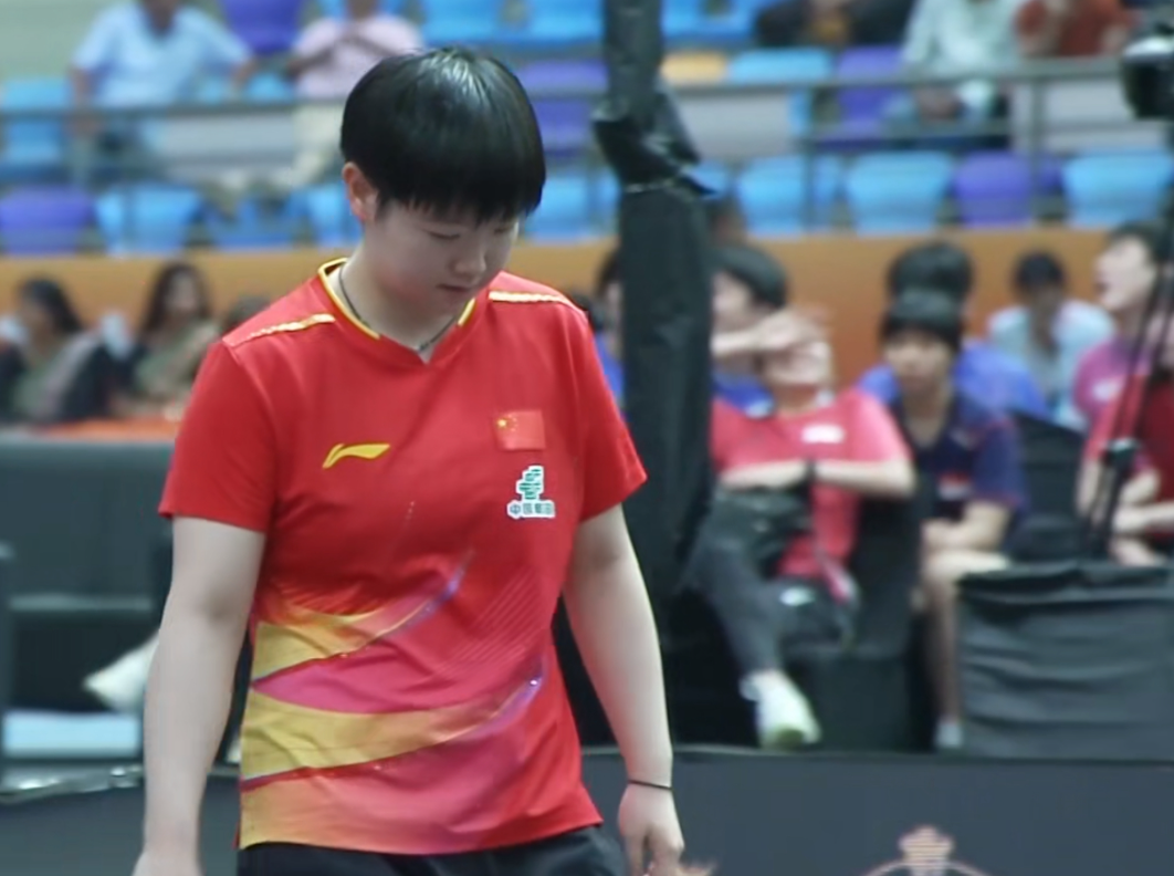 追到, 拿下局点, 局末孙颖莎